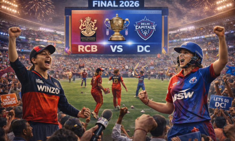 WPL 2026 का फाइनल आज! RCB और दिल्ली कैपिटल्स के बीच महामुकाबला। क्या दिल्ली चौथी बार में जीतेगी खिताब या बेंगलुरु बचाएगी अपना ताज? पढ़ें प्री-मैच एनालिसिस।